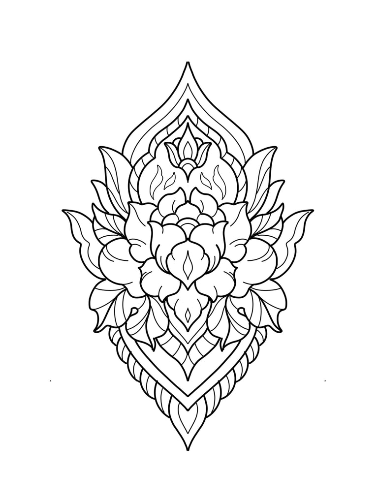 Flower mandala by George