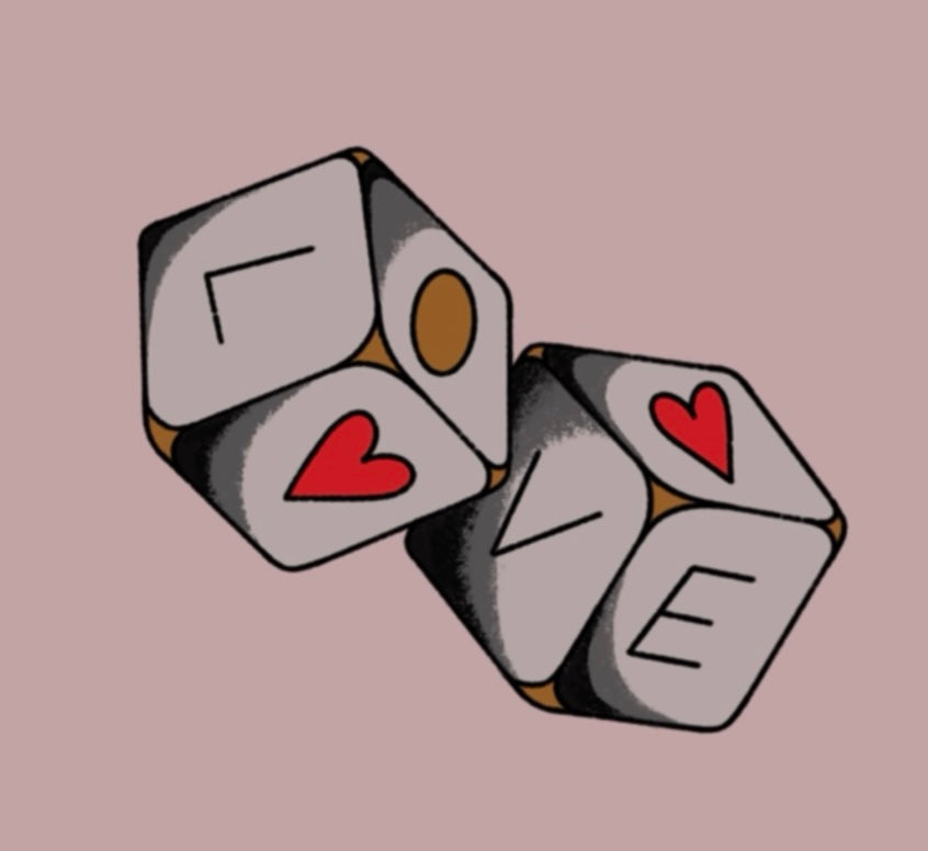 Love dice by Laurel