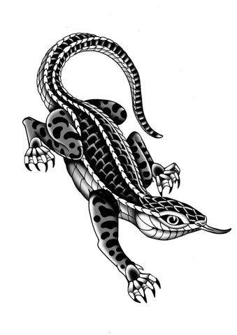 Lizard design by Michelich