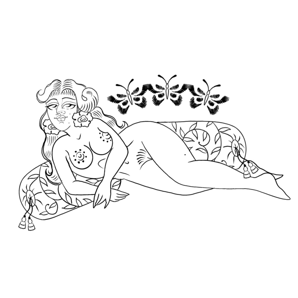 Lounging Lady by Tiger Titz