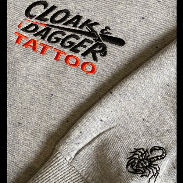 Cloak and Dagger x Ben Ford Pocket Logo Sweatshirt Special Edition Grey