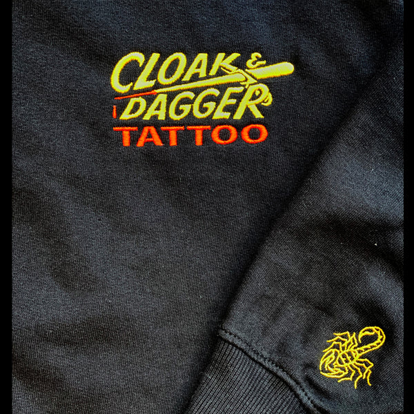 Cloak and Dagger x Ben Ford Pocket Logo Sweatshirt Special Edition Black